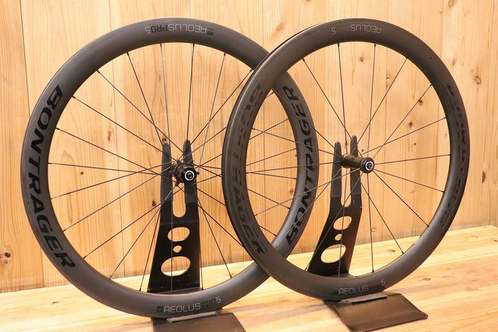 ボントレガー BONTRAGER アイオロス AEOLUS PRO 5 カーボン チューブレスレディ ホイールセット シマノ 11S/12S 【芦屋店】