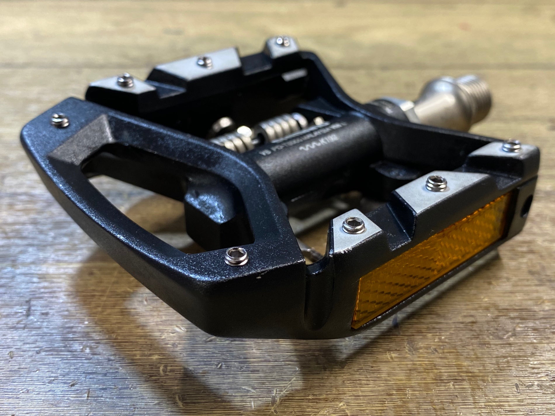 LOOK ビンディングペダル PP65 KP376 シマノ SHIMANO DEORE XT PD-T8000 ビンディングペダル 片面SPD