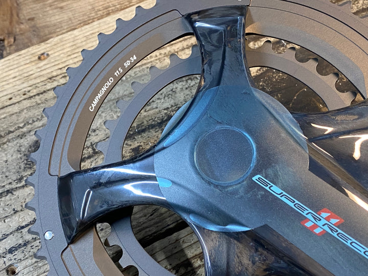 JS202 カンパニョーロ CAMPAGNOLO SUPER RECORD SR CT TI crankset 170 50/34T FC12-SR040CT