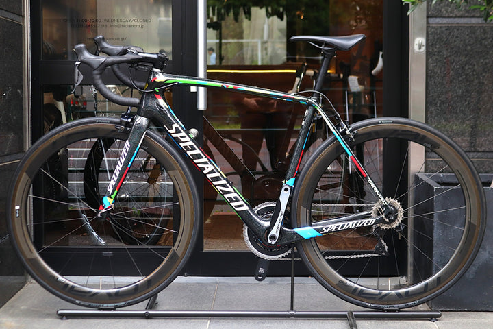 スペシャライズド SPECIALIZED ターマック TARMAC COMP SL5 SAGAN 2017モデル 56サイズ シマノ デュラエース 9070 MIX Di2 11S カーボン ロードバイク 【東京南麻布店】