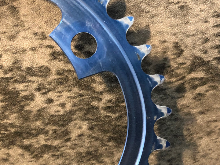 JU710 スミス SMITH Baroque Gear Ⅲ チェーンリング 青 36T±2 90°
