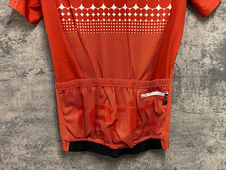 JV968 レリック reric Porca Standerd Jersey 半袖サイクルジャージ オレンジ S