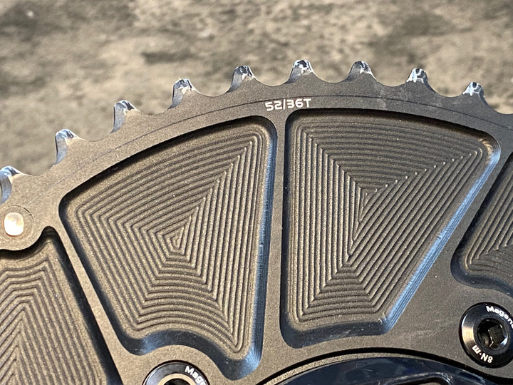 KO872 マージーン Magene PES P505 BASE パワーメーター クランクセット 52/36T 12S 167.5mm 動作確認済み
