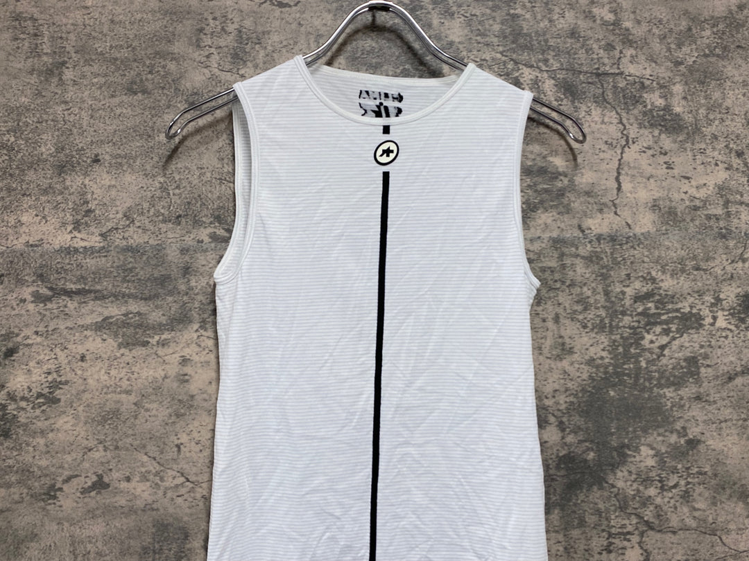 JW778 アソス assos Slin Layer ノースリーブベースレイヤー 白 XS/S