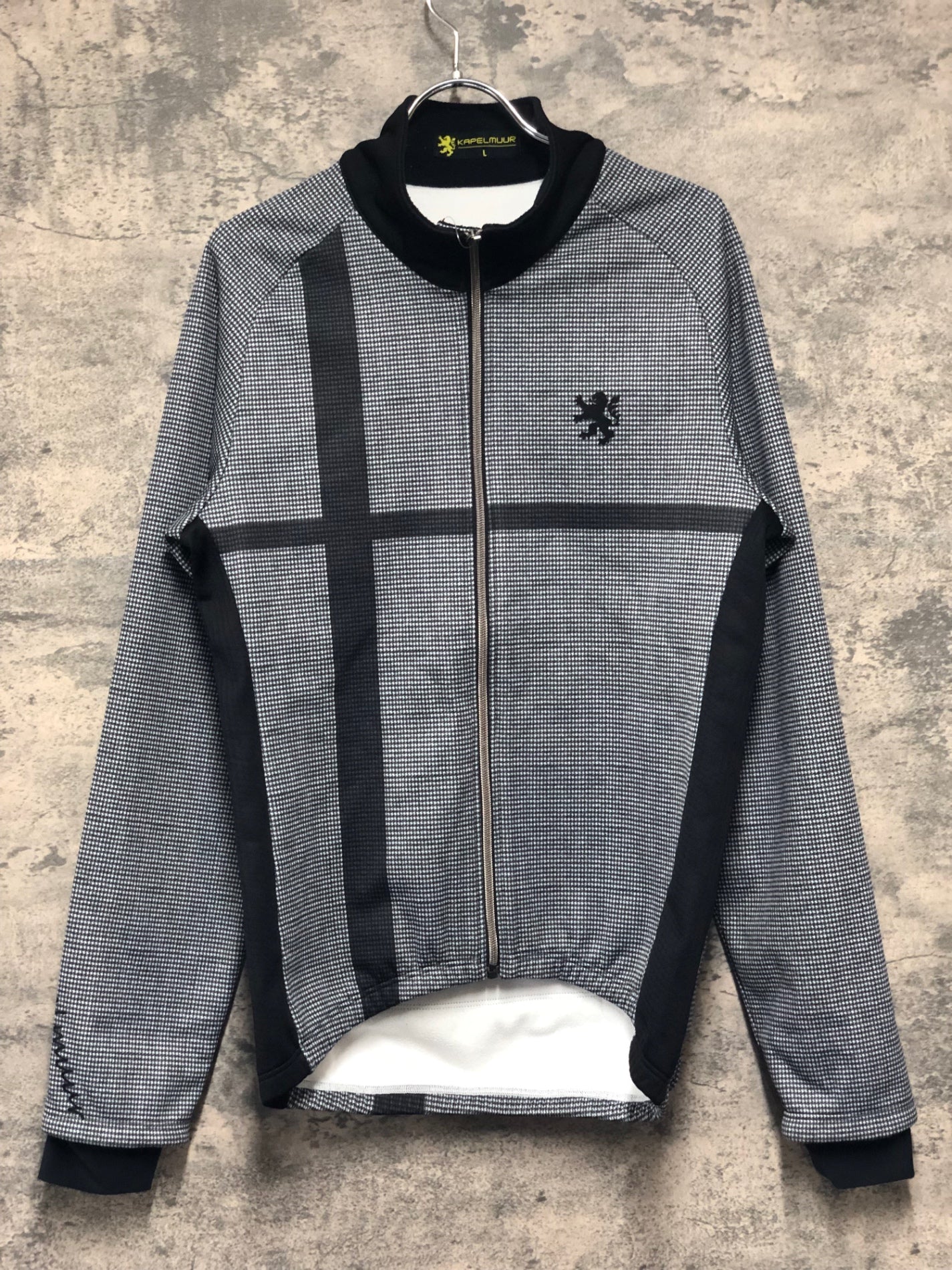 KAPELMUUR Khodora Bloom サイクルジャケット M 限定品 KI955 カペルミュール kapelmuur 長袖 サイクルジャージ 黒白 L 裏起毛
