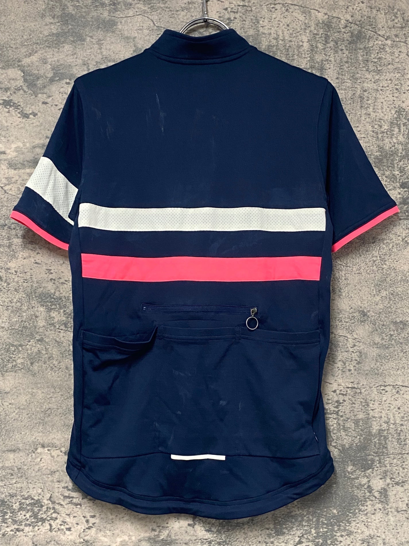 KI169 ラファ Rapha BREVET JERSEY 長袖 サイクルジャージ ネイビー M