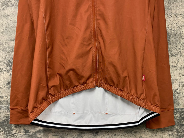 JI117 シーガー Sigr 長袖 サイクルジャージ ブラウン XXL