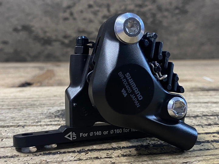 JY589 シマノ SHIMANO GRX BL-RX610-L BR-RX400-R レバー ブレーキセット 1S 油圧 ※ブリードニップル、ブレーキホース欠品