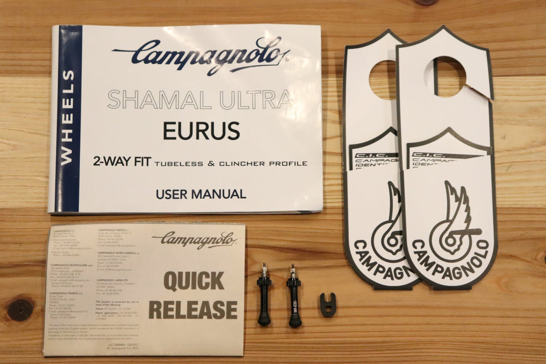 カンパニョーロ CAMPAGNOLO シャマルウルトラ SHAMAL ULTRA 2-WAY FIT アルミ チューブレス ホイールセット シマノ11S/12S 17C 【仙台店】