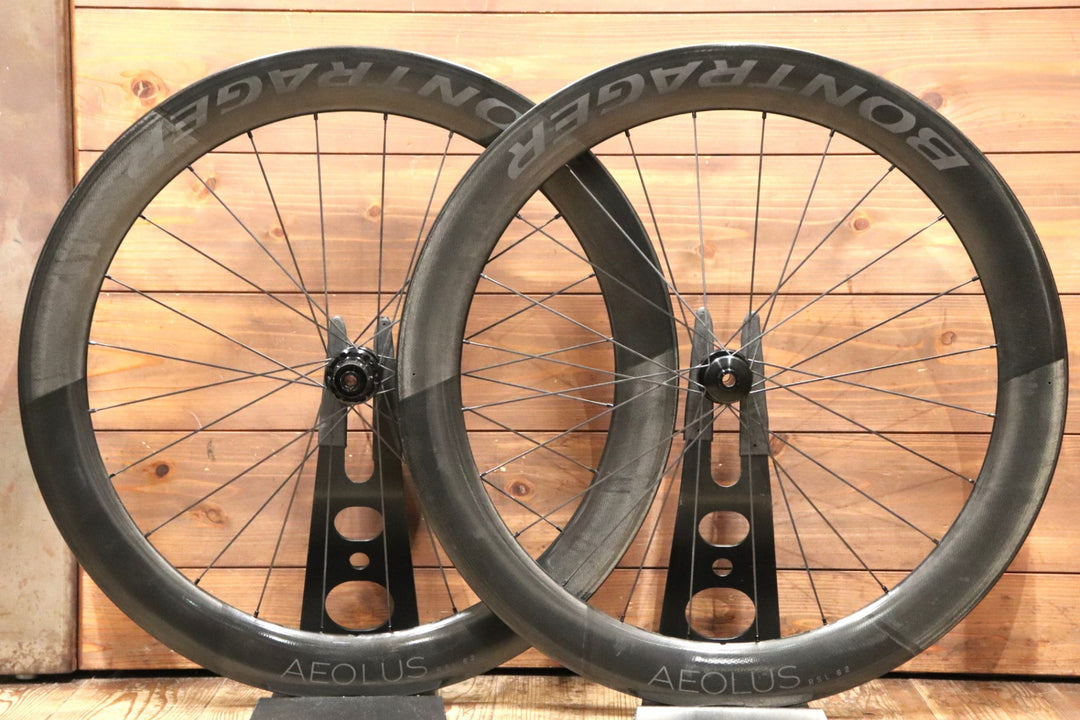 ボントレガー BONTRAGER アイオロス AEOLUS RSL62 カーボン チューブレスレディ ホイールセット シマノ11S/12S 23C 【東京南麻布店】