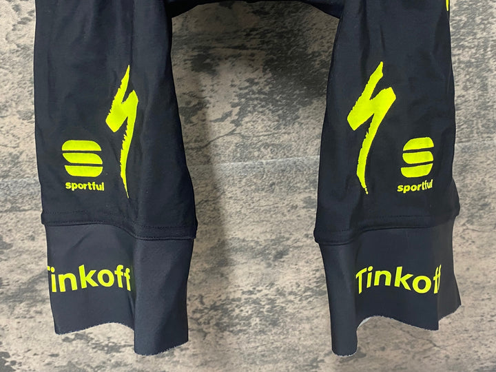 KJ864 スポーツフル sportful 裏起毛 ビブショーツ 黒 L TINKOFF