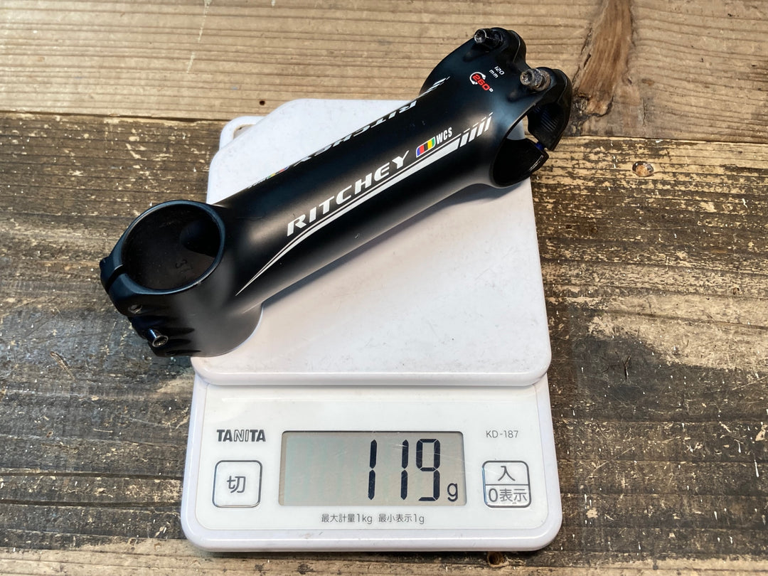 IW974 リッチー RITCHEY C260 WCS STEM アルミ ステム 120mm Φ31.8 OS 6°