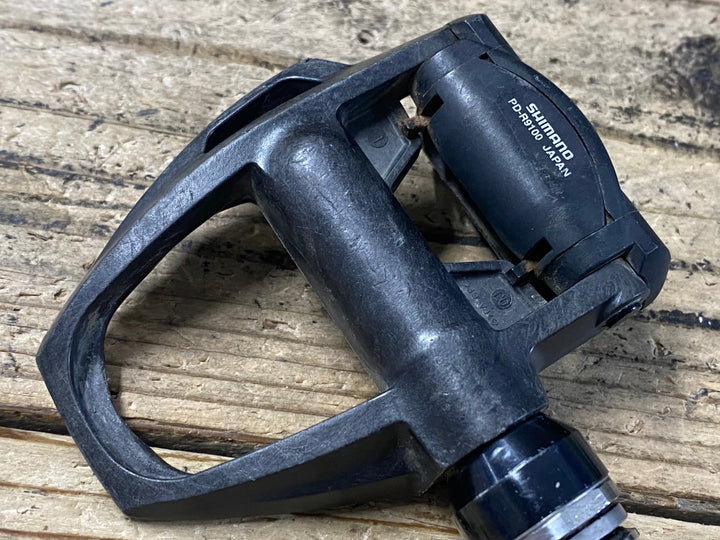 KF283 シマノ SHIMANO デュラエース DURA-ACE PD-R9100 ビンディングペダル ※左プレート欠品