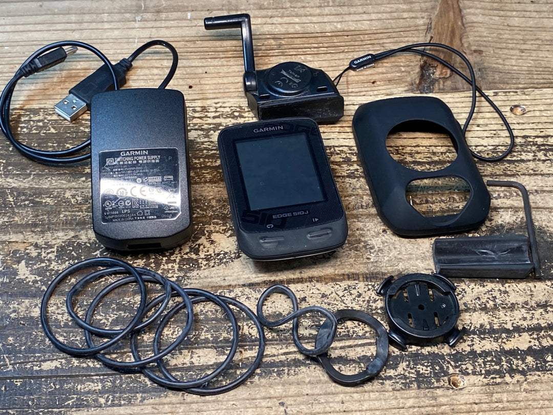 IE466 ガーミン GARMIN エッジ EDGE 510J サイクルコンピューター 充電器、本体カバー付属 起動確認済