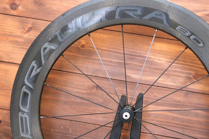 訳アリ カンパニョーロ CAMPAGNOLO ボーラ ウルトラ BORA ULTRA 80 カーボン チューブラー ホイールセット シマノ11S/12S 【東京南麻布店】