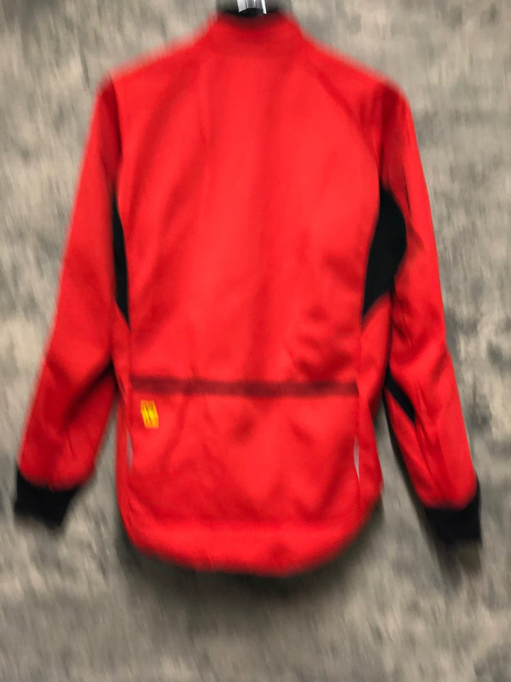 KM223 マヴィック MAVIC 長袖 サイクルジャケット 赤 M 裏起毛