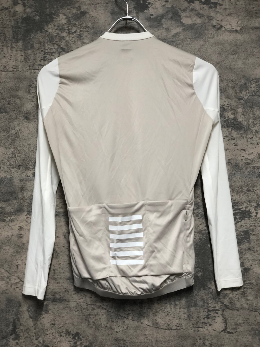 KM113 ラファ Rapha WOMEN'S PRO TEAM LONG SLEEVE LIGHTWEIGHT JERSEY 長袖 サイクルジャージ カーキ S ※左肩穴ありのためジャンク