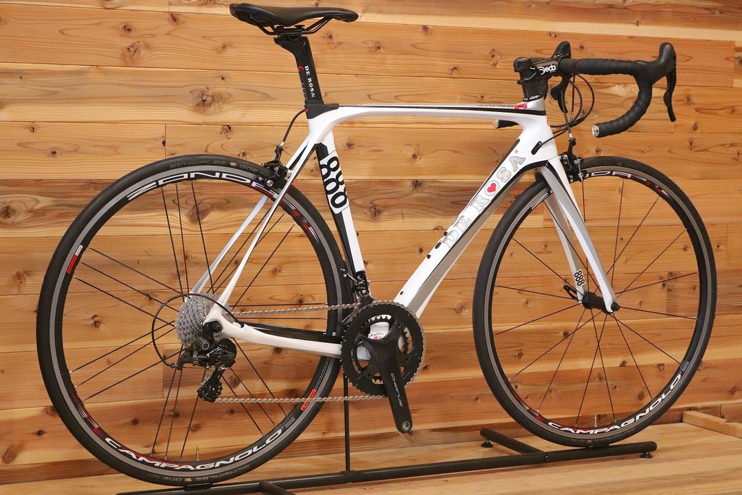 デローザ DE ROSA スーパーキング SUPER KING R 2015モデル 52サイズ カンパニョーロ コーラス 12S ゾンダ 15C カーボン ロードバイク 【広島店】