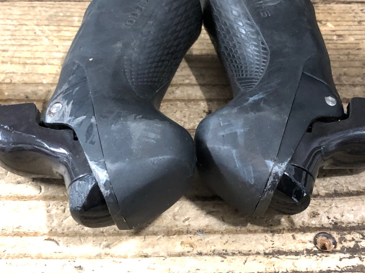 KH400 シマノ SHIMANO 105 ST-R7000 STIレバー 2×11S 黒 傷み多