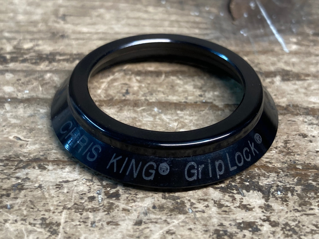 JI720 クリスキング CHRIS KING GRIPLOCK BEARING CAP ASSEMBLY ヘッドセットスモールパーツ 黒