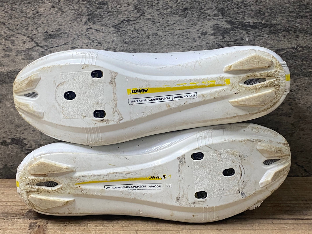 KI220 マヴィック MAVIC ENERGY COMP ビンディングシューズ 3穴 白 EU43 1/3