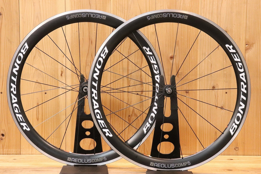 ボントレガー BONTRAGER アイオロス AEOLUS COMP 5 アルミ カーボン チューブレスレディ ホイールセット シマノ 11S/12S 【芦屋店】