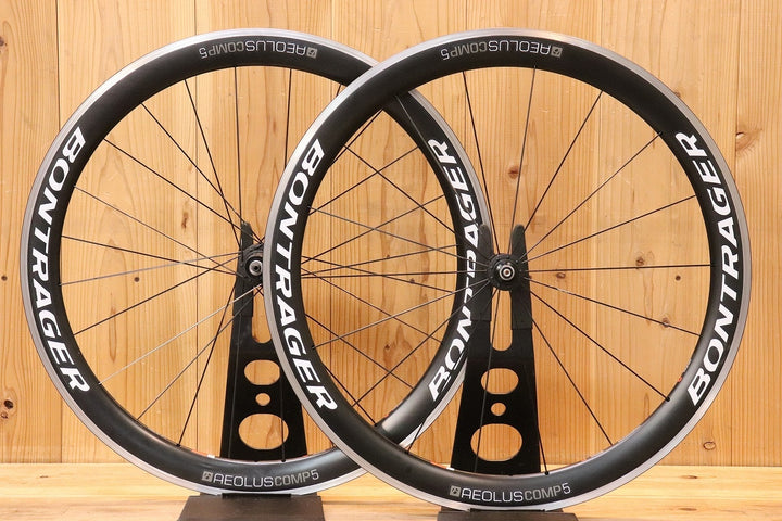 ボントレガー BONTRAGER アイオロス AEOLUS COMP 5 アルミ カーボン チューブレスレディ ホイールセット シマノ 11S/12S 【芦屋店】