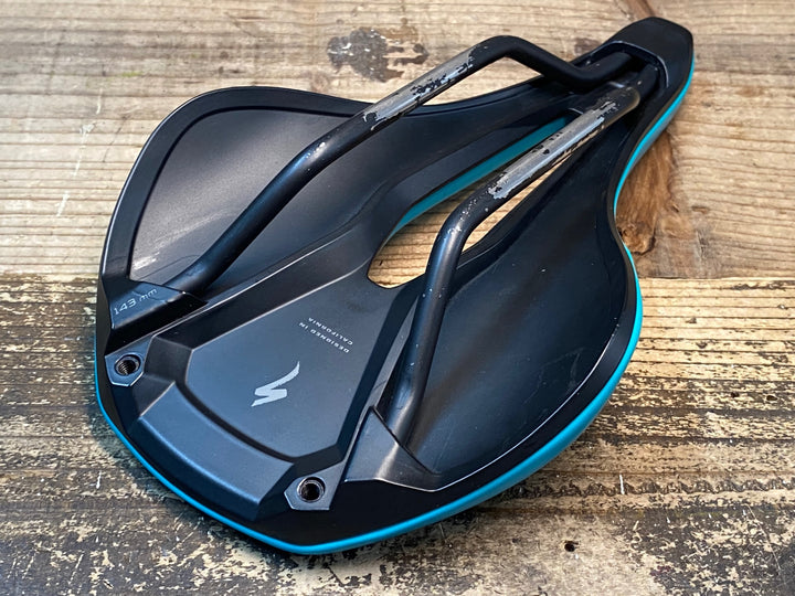JF084 スペシャライズド SPECIALIZED パワー POWER expert サドル ターコイズ Hollow Ti レール 155mm