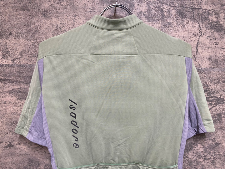 KS228 イザドア Isadore Signature Merino Tech Jersey 半袖 サイクルジャージ 緑 S