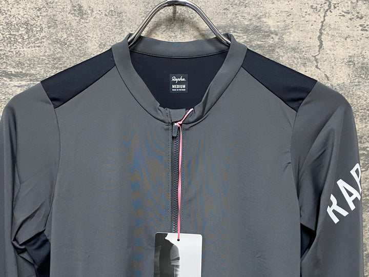 KP874 ラファ Rapha PRO TEAM LIGHTWEIGHT JERSEY 長袖 サイクルジャージ グレー M