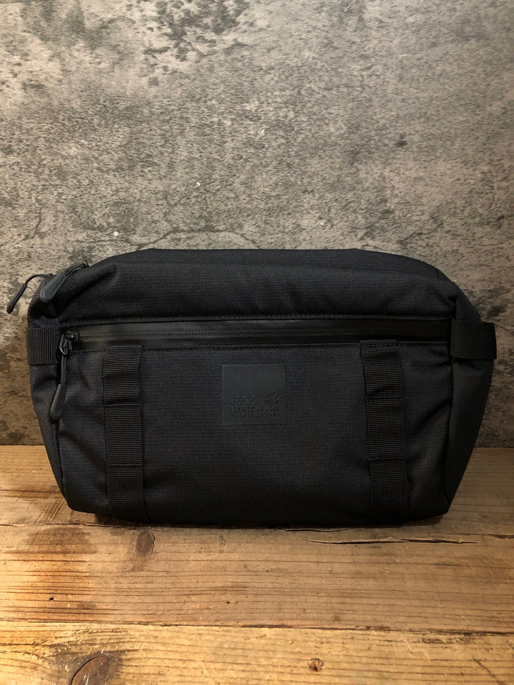 KE578 ジャックウルフスキン Jack Wolfskin ハンドルバーバッグ ポーチ ブラック