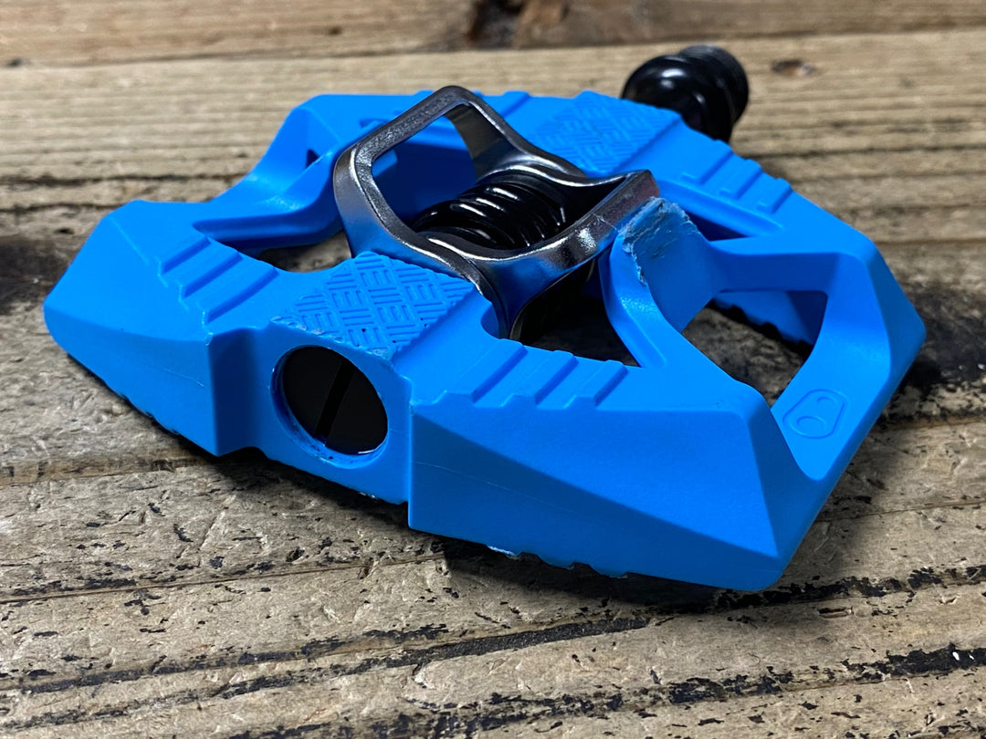 JW438 クランクブラザーズ crankbrothers double shot1 ビンディングペダル 水色