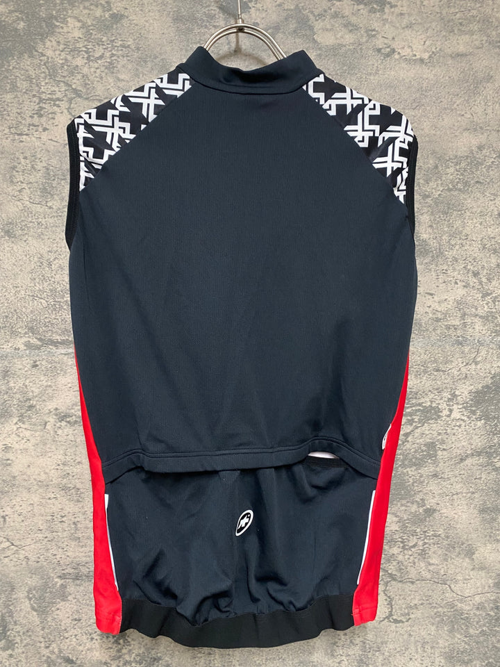 KB490 アソス ASSOS MILLE GT Spring Fall Vest C2 サイクルベスト ジレ 赤 M