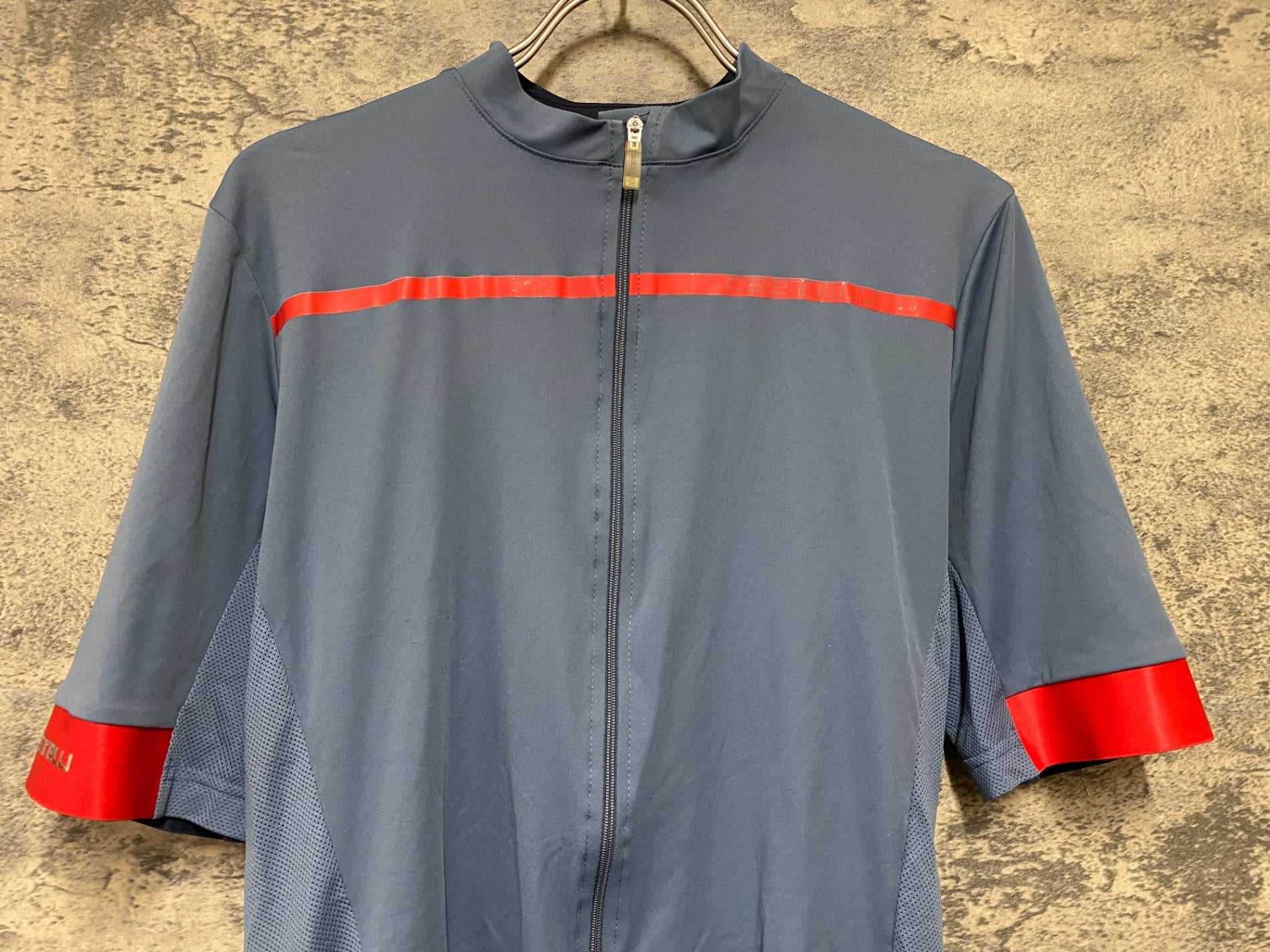 KB217 カステリ CASTELLI 半袖 サイクルジャージ グレー XL – BICI