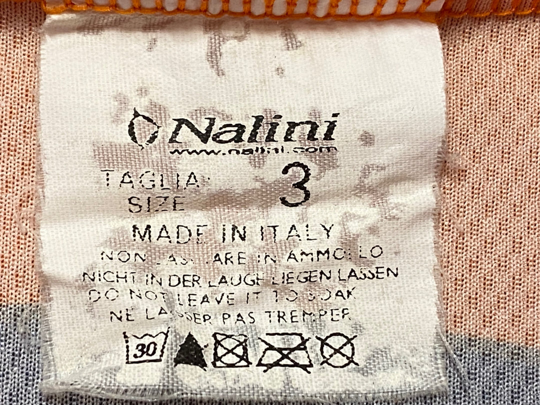 JV220 ナリーニ Nalini 半袖 サイクルジャージ 白 黒 S