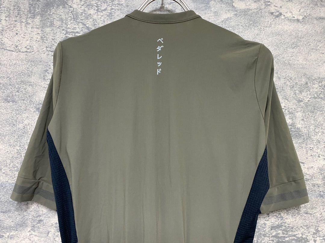 KD536 ペダレッド PEdALED Men's Jersey Odyssey 半袖 サイクルジャージ 茶 S