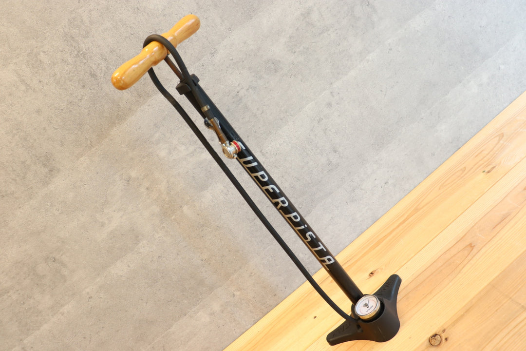 シリカ SILICA スーパーピスタ SUPER PISTA ヒラメ ポンプヘッド付属 フロアポンプ 空気入れ 仏式 【さいたま浦和店】