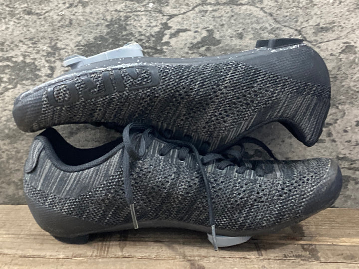 KQ571 ジロ GIRO EMPIRE E70 KNIT  レース ビンディングシューズ 黒 EU42.5