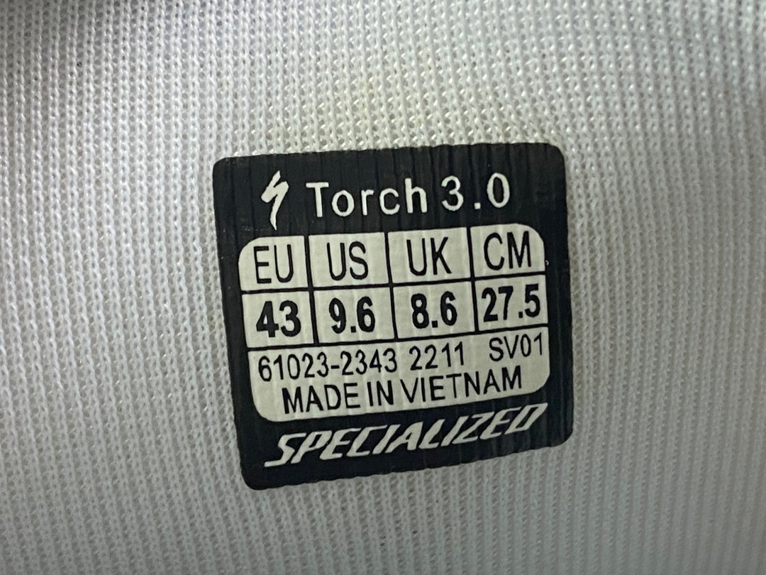 JL006 スペシャライズド SPECIALIZED TORCH 3.0 ビンディングシューズ ホワイト EU43