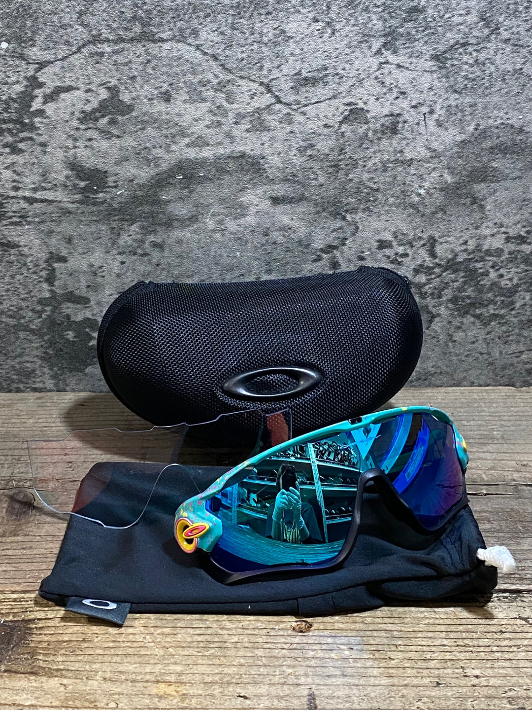 KA193 オークリー OAKLEY ジョウブレイカー JAWBREAKER サングラス アイウェア SPLATTER CELESTE PRIZM
