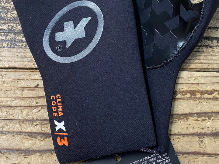 JN730 アソス assos ASSOSOIRES GT Rain Gloves 長指 グローブ 黒 O