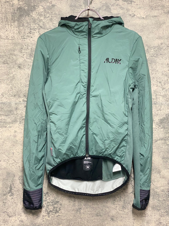 KQ385 カフェドシクリステ CAFE DU CYCLISTE AUDAX 長袖 サイクルジャケット XS フード