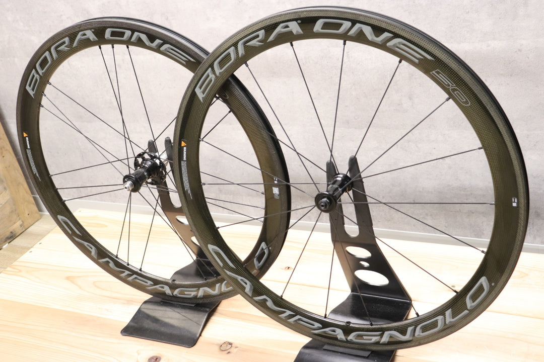 カンパニョーロ CAMPAGNOLO ボーラワン BORA ONE 50 AC3 カーボン クリンチャー シマノ 12/11S ホイールセット 【さいたま浦和店】