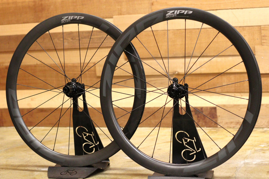 ジップ ZIPP 303S カーボン チューブレスレディ シマノ 12/11S ホイールセット フックレス DISC 【立川店】