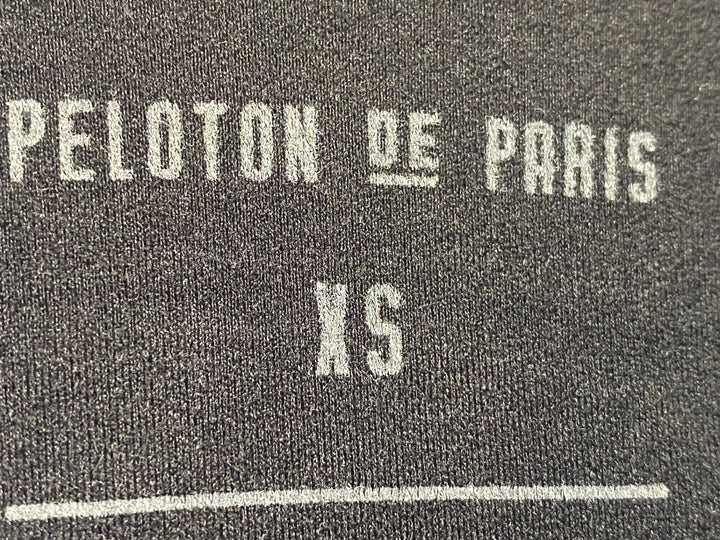 KB616 プロトンドパリ Peloton de Paris Sprinteur Jersey Man 長袖 サイクルジャージ 黒 XS 裏起毛