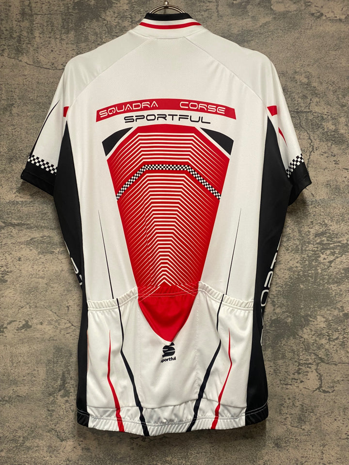 JX561 スポーツフル sportful 半袖 サイクルジャージ 白 L
