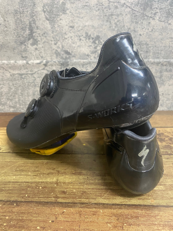 JX113 スペシャライズド SPECIALIZED S-WORKS 6 RD WIDE ビンディングシューズ SPD-SL 黒 EU42