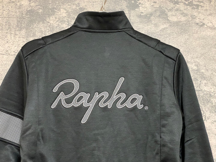 JR822 ラファ Rapha MEN'S LS CLASSIC WINTER JERSEY 長袖 サイクルジャケット Sサイズ 黒 裏起毛
