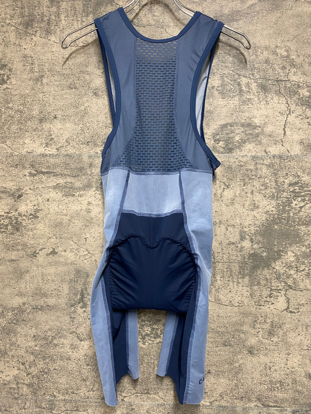 JN369 カフェドシクリステ CAFE DU CYCLISTE ADELINE MAN ビブショーツ 紺 グレー S