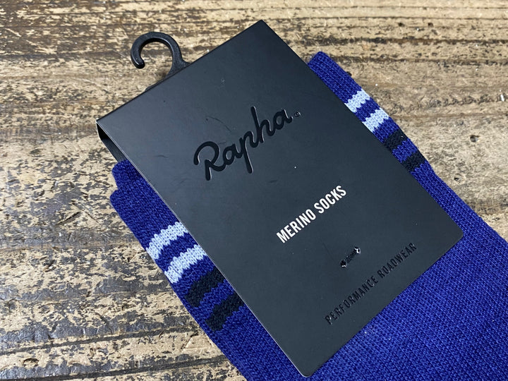 JN734 ラファ Rapha MERINO SOCKS サイクルソックス ネイビー REGULAR